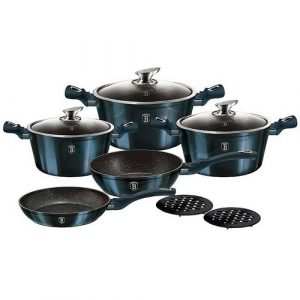 berlinger haus 10 dielna sada riadu aquamarine metallic line