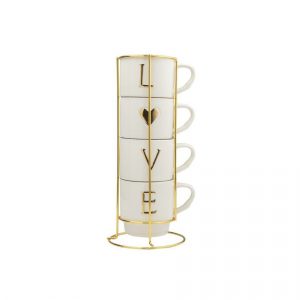 florina 4 dielna sada hrncekov l o v e 330 ml