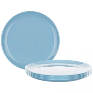 luminarc tanier plytky diwali 25 cm 6 ks modra