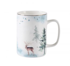 misty forest porcelanovy hrncek deer 300 ml