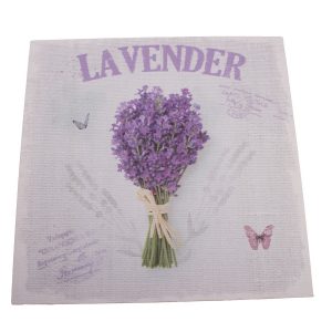 obraz na platne lavender 28 x 28 cm