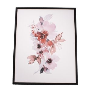 obraz na platne v rame flowers 40 x 50 cm