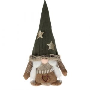 vianocna dekoracia star elf zelena 15 x 45 cm