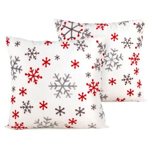 4home vianocna obliecka na vakusik snowflakes 40 x 40 cm