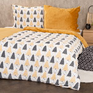 4home vianocne obliecky mikroflanel nordic winter 140 x 200 cm 70 x 90 cm