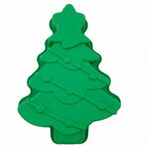 altom silikonova forma vianocny stromcek 30 x 215 x 4 cm zelena