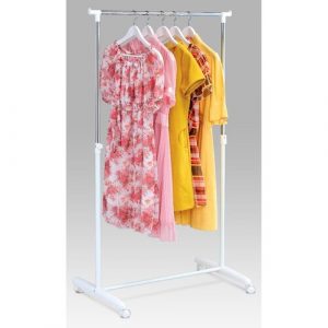 autronic stojan na saty chrom biela 80 x 160 cm