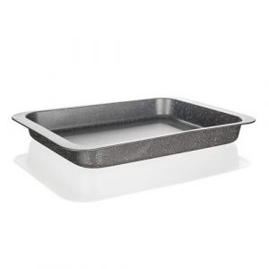 banquet plech hlboky s neprilnavym povrchom granite 365 x 27 x 45 cm