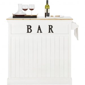 barovy stol vo vidieckom style remy biely