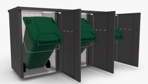 biohort box na smetiaku biohort alex 3 tmavo seda metaliza