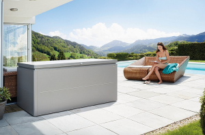 biohort designovy ucelovy box loungebox sivy kremen metaliza 200 cm 2 krabice