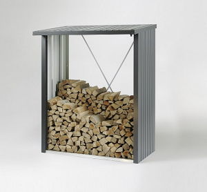 biohort multifunkcni sklad krboveho dreva drevnik woodstock 157 x 102 tmavo siva metaliza