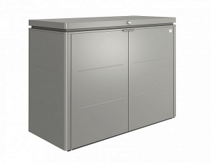 biohort multiucelovy ulozny box highboard 160 x 70 x 118 sivy kremen metaliza 160 cm 3 krabice