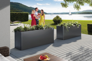 biohort truhlik belvedere maxi tmavo siva metaliza 102 cm 3 krabice