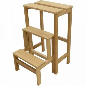 compactor drevene dekorativne schodiky 37 x 23 x 60 cm