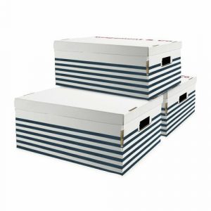 compactor sada uloznych kartonovych krabic marine 52 x 29 x 20 cm 3 ks