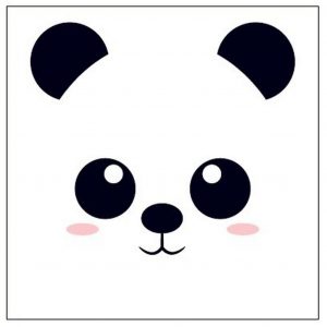 dekoracny vankus panda 40 40cm