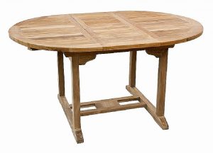 deokork zahradny ovalny stol santiago 120 170 cm teak