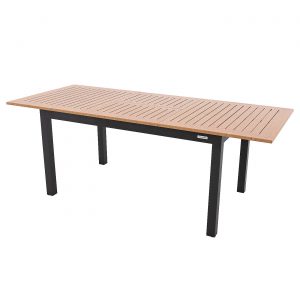 doppler hlinikovy stol rozkladaci expert wood 150 210x90 cm antracit