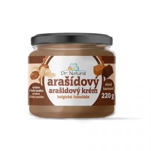 dr natural arasidovy krem belgicka cokolada slany karamel 220 g