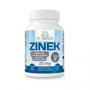 dr natural zinok 25 mg 100 tbl