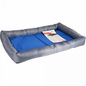 flamingo chladiaci pelech pre psov velkost l 70 x 50 x 85 cm modro siva