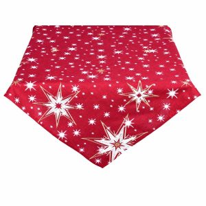 forbyt vianocny obrus hviezdy cervena 85 x 85 cm