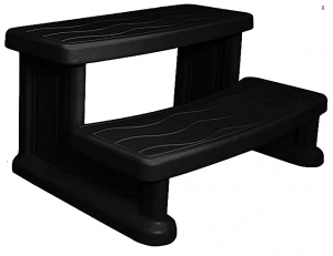 hanscraft schodiky k virivke spa side step black cierne