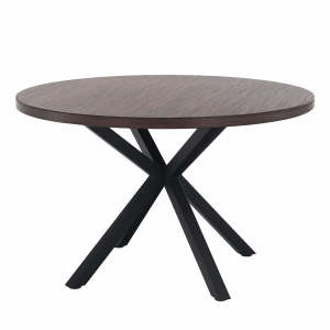 jedalensky stol tmavy dub cierna priemer 120 cm medor