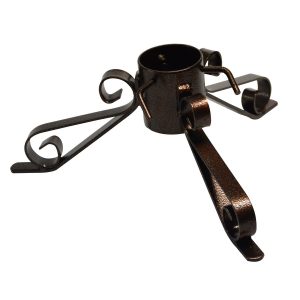 kovovy stojan na vianocny stromcek hneda