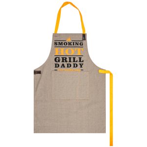 kuchynska zastera grill daddy bezova 60 x 84 cm