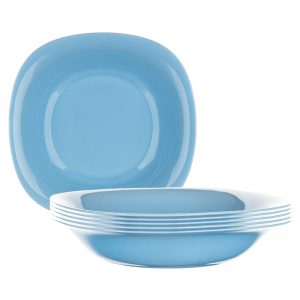 luminarc hranaty hlboky tanier carine 21 cm 6 ks modra