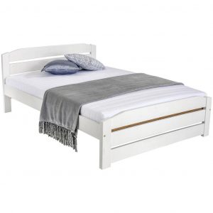 manzelska postel z borovice thea 140x200 cm biela