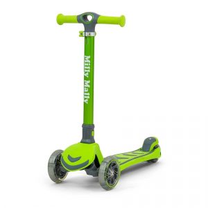 milly mally detska kolobezka scooter boogie zelena 806 x 59 x 25 cm