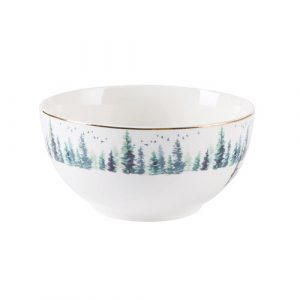 misty forest porcelanova miska christmas tree 14 cm