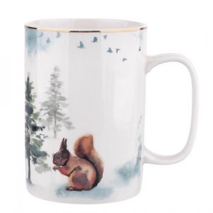 misty forest porcelanovy hrncek squirrel 300 ml