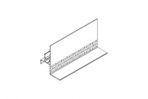 pociatocny spodny profil s ventilacnou mriezkou 9567 3000 mm twinson al premium lakovanie skupina g