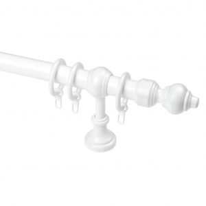 sada tyci na zavesy monika 200cm biela