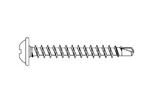 samorezna nerezovy skrutku 2754 35 mm twinson o wall skrutka 1000 ks bit 1 ks