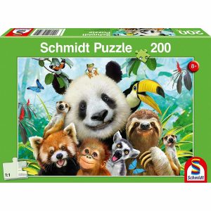 schmidt puzzle zvieracia zabava 200 dielikov
