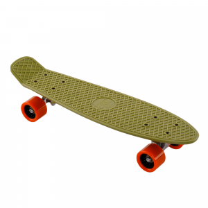 skateboard pennyboard army zelena oranzova tesal