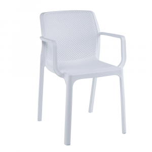 stohovatelna stolicka biela plast frenia