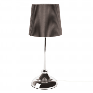 stolna lampa kov sive textilne tienidlo gaiden
