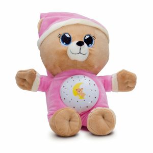 teddies plysovy medvedik uspavacik 32 cm ruzova
