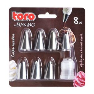 toro trysky na zdobenie tort 8 ks