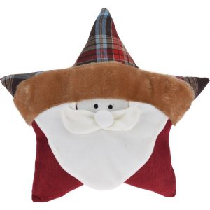 tvarovany vankusik hviezda santa 40 cm