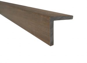 ukoncovacia lista wpc unvoc coex extrudovana hneda hag002 50 x 50 x 2200 mm