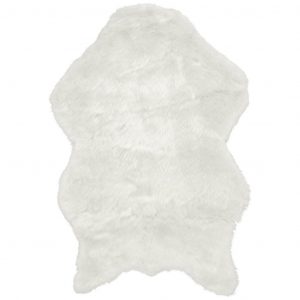 umela kozusina lisa 60 90cm biela