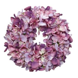 umely veniec hortenzia fialova pr 24 cm