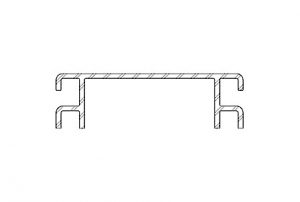 ventilacna mriezka 9440 k terasovemu profilu p 9360 twinson cierna hlinikova mriezka
